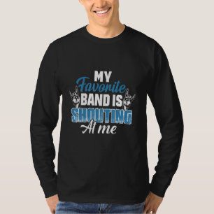 Camiseta Cita de banda de afición a la música dura Metaliza