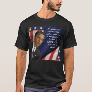 Camiseta Cita de Barack Obama en historia
