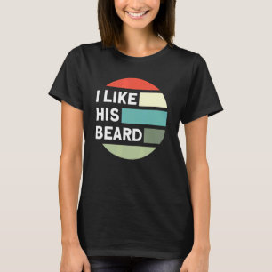 Camiseta Cita de barba que me gusta su barba