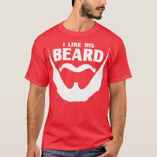Camiseta Cita de barba que me gusta su barba
