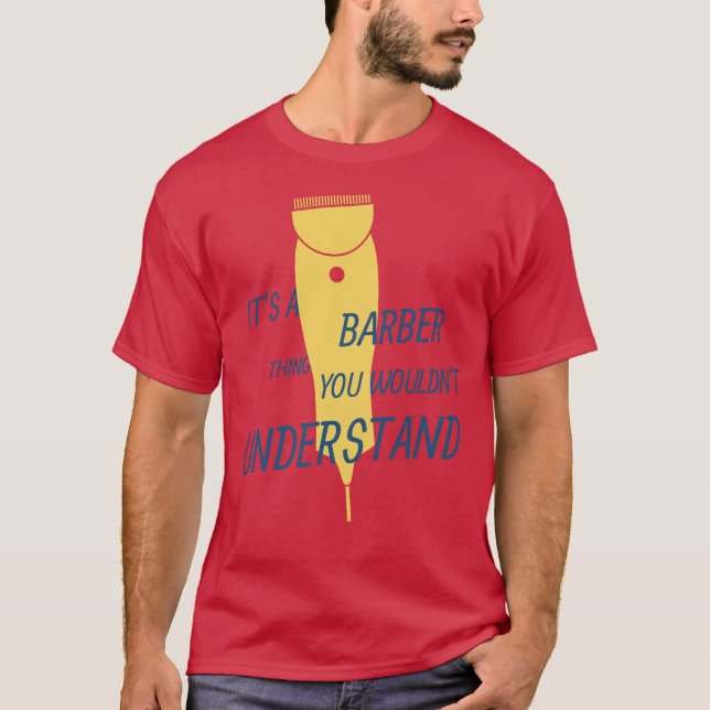 Camiseta Cita de barber apron de Guay para una silla de bar (Anverso)