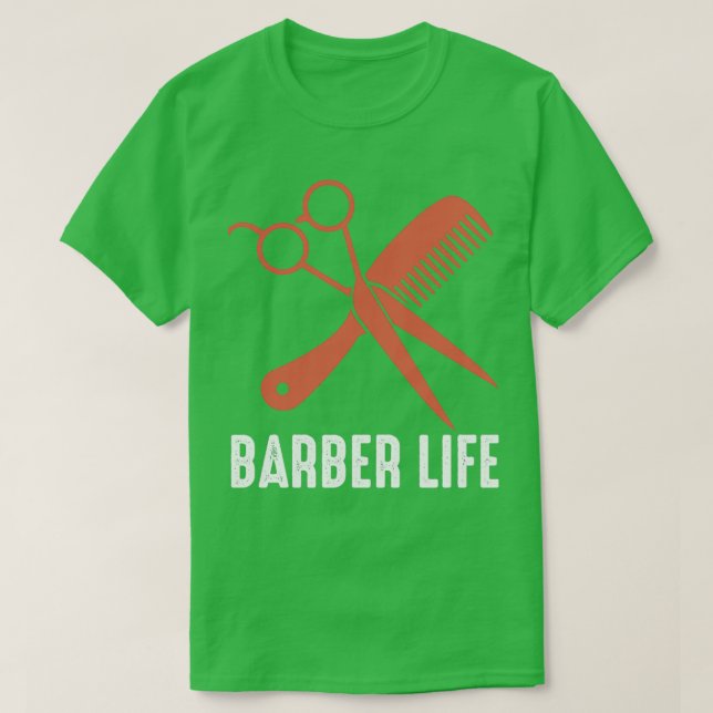 Camiseta Cita de Barber divertida Barber Vida 2 (Diseño del anverso)