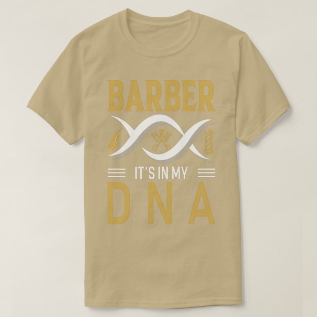 Camiseta Cita de Barber divertida en mi ADN (Diseño del anverso)