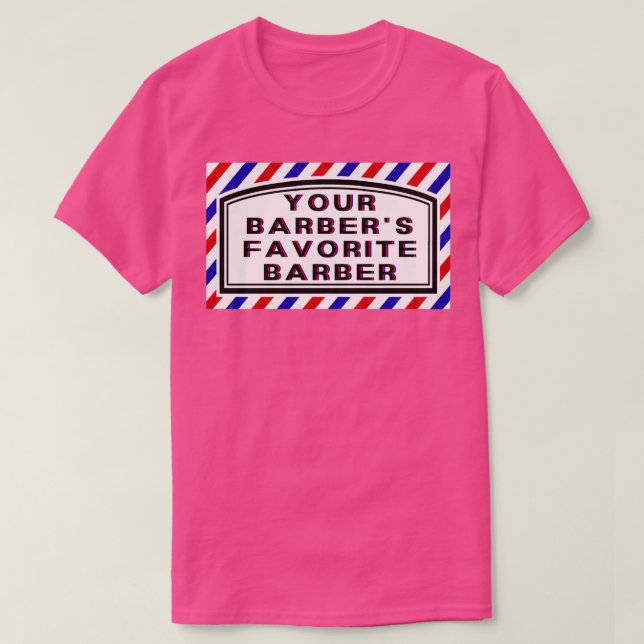 Camiseta Cita de barbero favorita (Diseño del anverso)