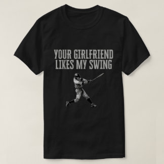 Camiseta Cita De Béisbol A Tu Novia Le Gusta Mi Arena