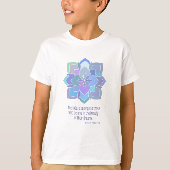 Camiseta Cita de belleza de Mandala Roosevelt (Anverso)
