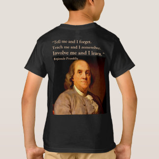 Camiseta Cita de Ben Franklin