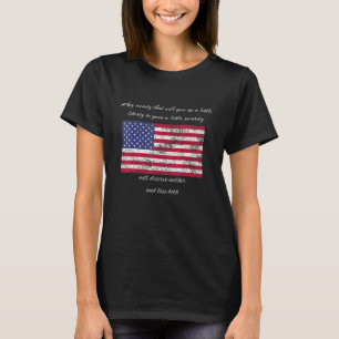 Camiseta Cita de Ben Franklin