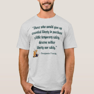 Camiseta Cita de Benjamin Franklin