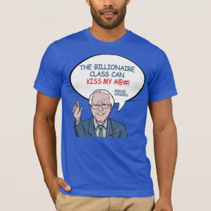 Camiseta Cita de Bernie Sanders - La clase de multimillonar