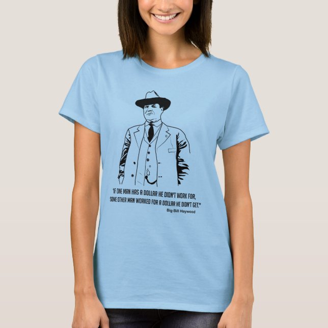 Camiseta Cita de Big Bill Haywood (Anverso)