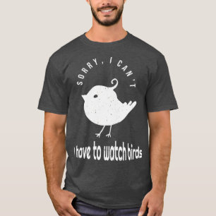 Camiseta Cita de Birdwatching divertida