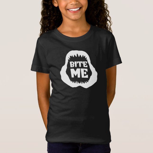 Camiseta Cita de Bite me - Tiburones Jaws (Anverso)