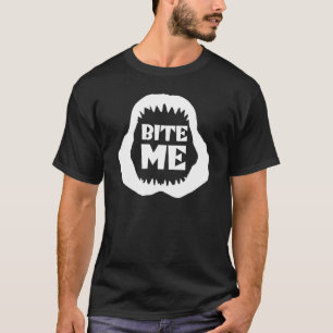 Camiseta Cita de Bite me - Tiburones Jaws