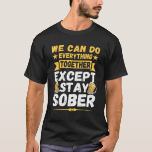 Camiseta Cita De Borracho Vintage Para Hombres Que Coincide