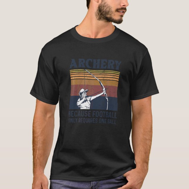 Camiseta Cita De Bow Shooting Para Un Arquero De Bow (Anverso)