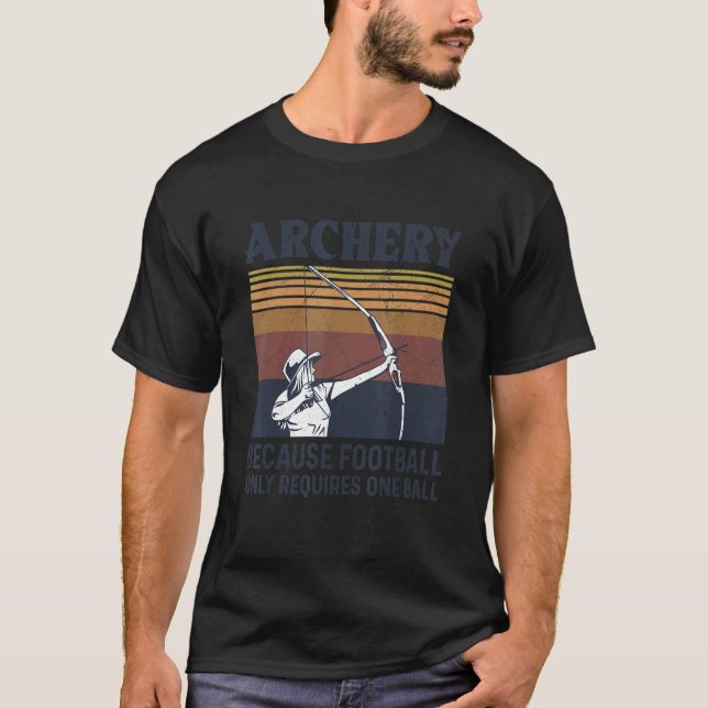 Camiseta Cita De Bow Shooting Para Un Arquero De Bow (Anverso)