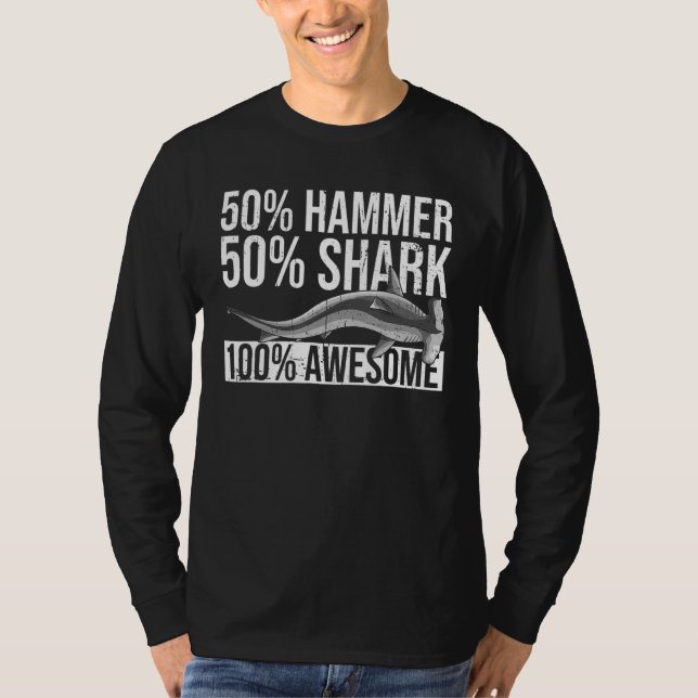 Camiseta Cita de buceo de tiburón martillo para Sha (Anverso)