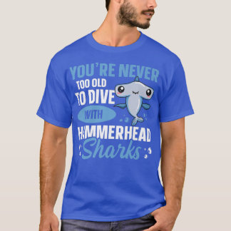 Camiseta Cita De Buceo De Tiburón Martillo Para Un Sha De C