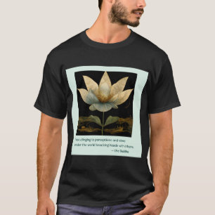 Camiseta Cita de Buda sobre la gente obstinada