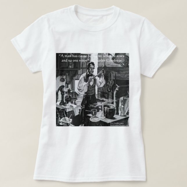 Camiseta Cita de Buena Sow y Sabiduría de Reap de Chales (Diseño del anverso)