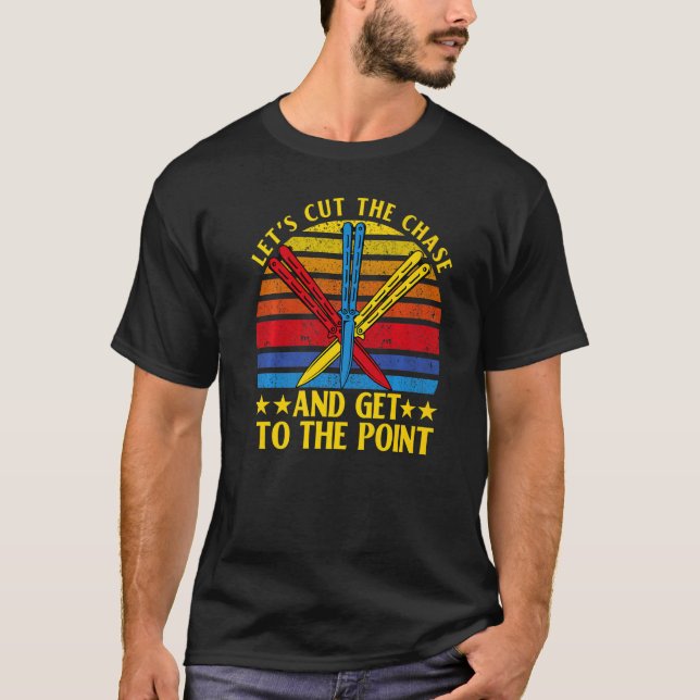Camiseta Cita de Butterfly Knife Balisong 16 (Anverso)