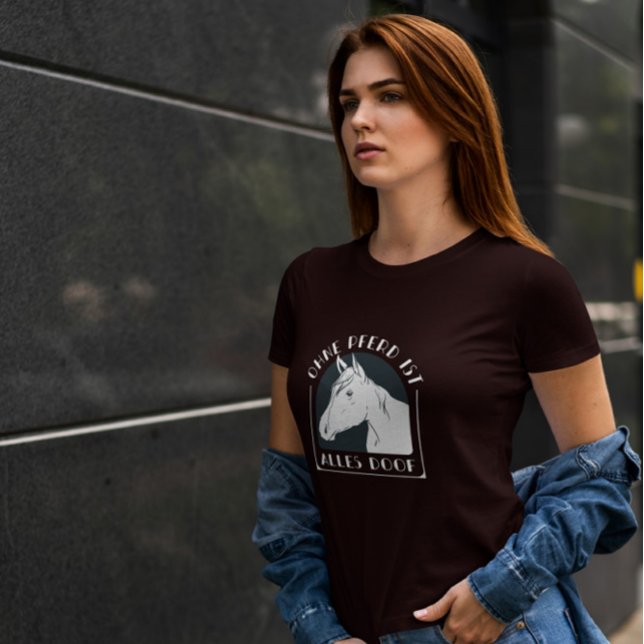Camiseta Cita de caballo alemán (Subido por el creador)