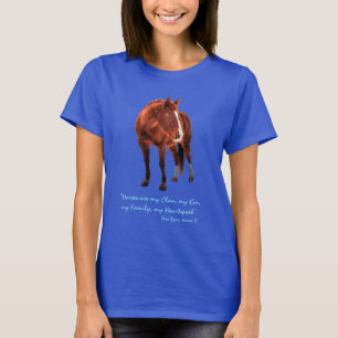 Camiseta Cita de "Caballo de Sorrel" y "Caballos son mi cla