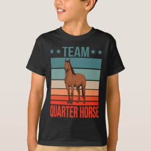 Camiseta Cita de caballos del cuarto de equipo Caballo Cosa