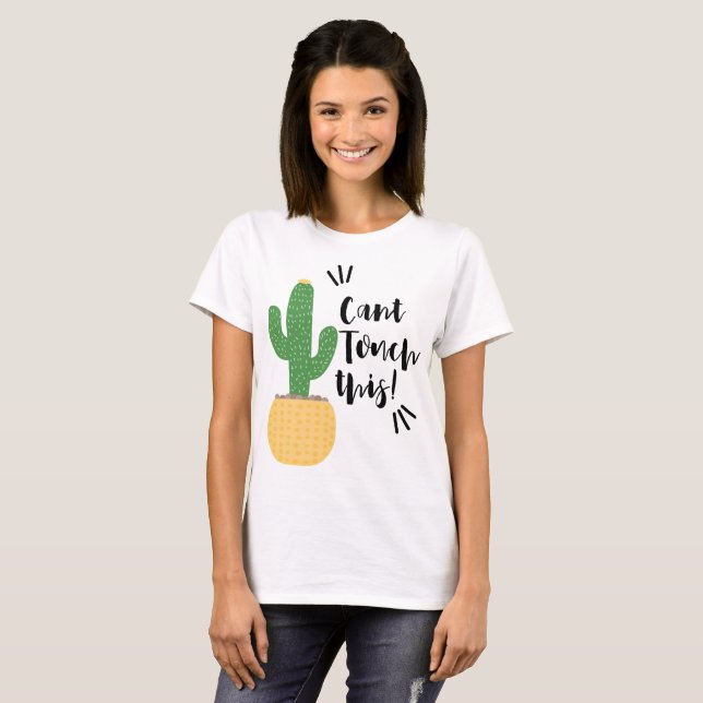 Camiseta Cita de Cactus Bonito  (Anverso completo)