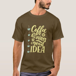 Camiseta cita de café