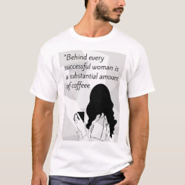 Camiseta cita de café