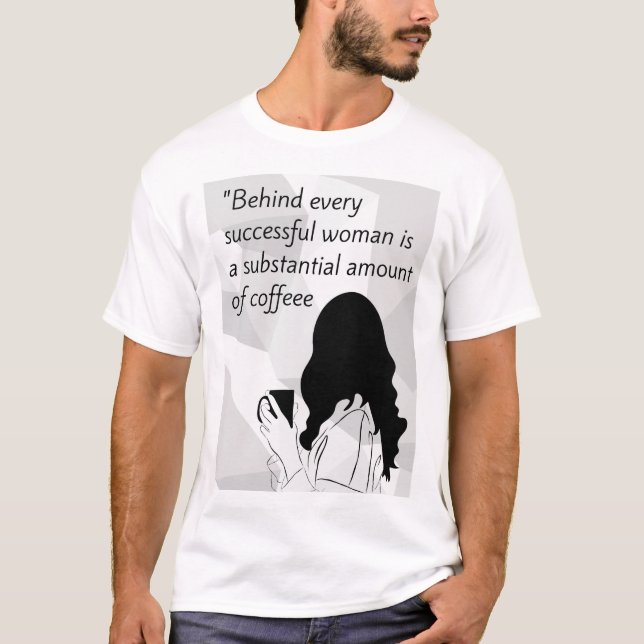 Camiseta cita de café (Anverso)