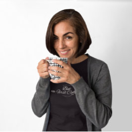 Camiseta Cita de café divertida - negro