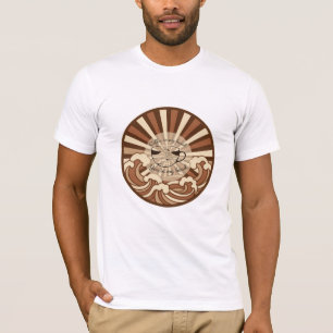Camiseta Cita de café en mi mano, tú en mi cabeza