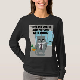 Camiseta Cita de café para gatos