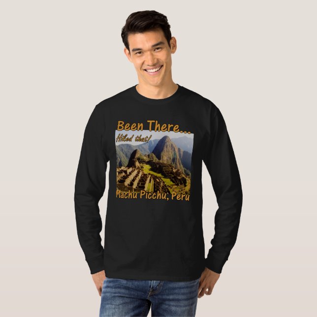 Camiseta Cita De Camino Inca De Machu Picchu - Perú - Señal (Anverso completo)