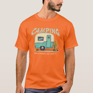 Camiseta Cita de camping y camping