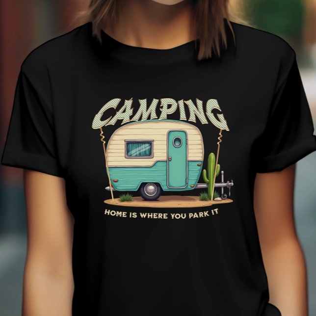 Camiseta Cita de camping y camping (Subido por el creador)
