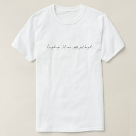 Camiseta Cita de canción de Lorde Ribs