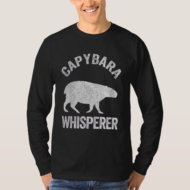 Camiseta Cita de Capybara Whisperer Capybara Capybara (Anverso)