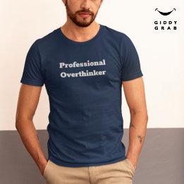 Camiseta Cita de caracteres divertida profesional Sobrepens