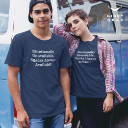 Camiseta Cita de caracteres divertidos indisponible emocion