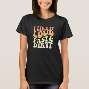 Camiseta Cita de carreras de autos en pista de tierra Me gu
