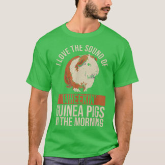 Camiseta Cita de cerdo guineana para un nerd del cerdo