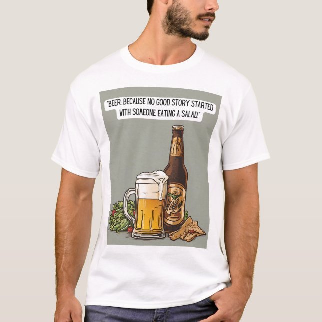 Camiseta Cita de cerveza (Anverso)