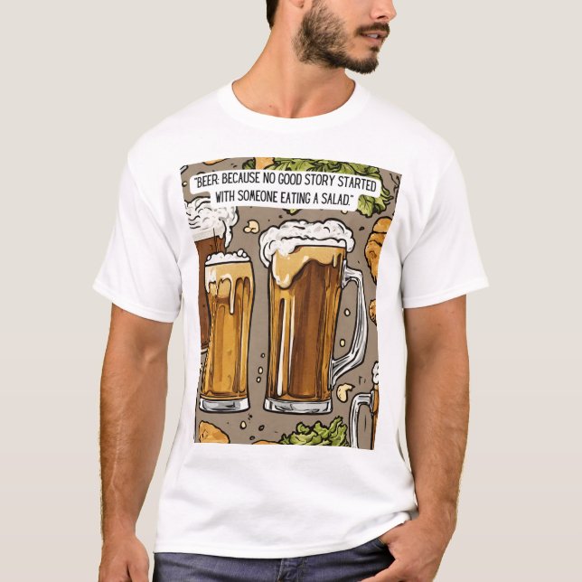Camiseta Cita de cerveza (Anverso)