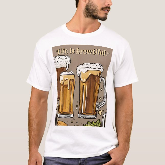 Camiseta Cita de cerveza (Anverso)