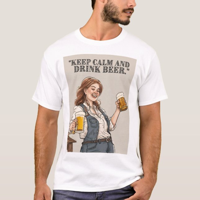 Camiseta Cita de cerveza (Anverso)