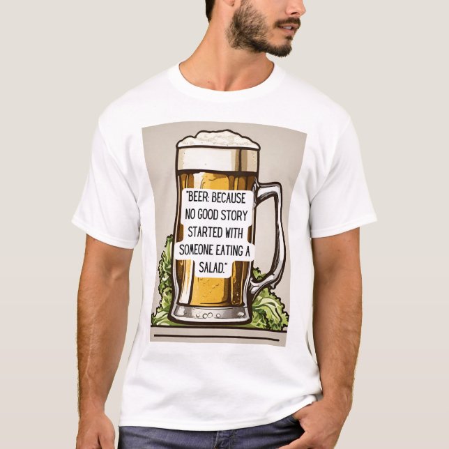 Camiseta Cita de cerveza (Anverso)